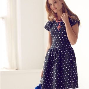 Anthropologie dropped dots dress 6